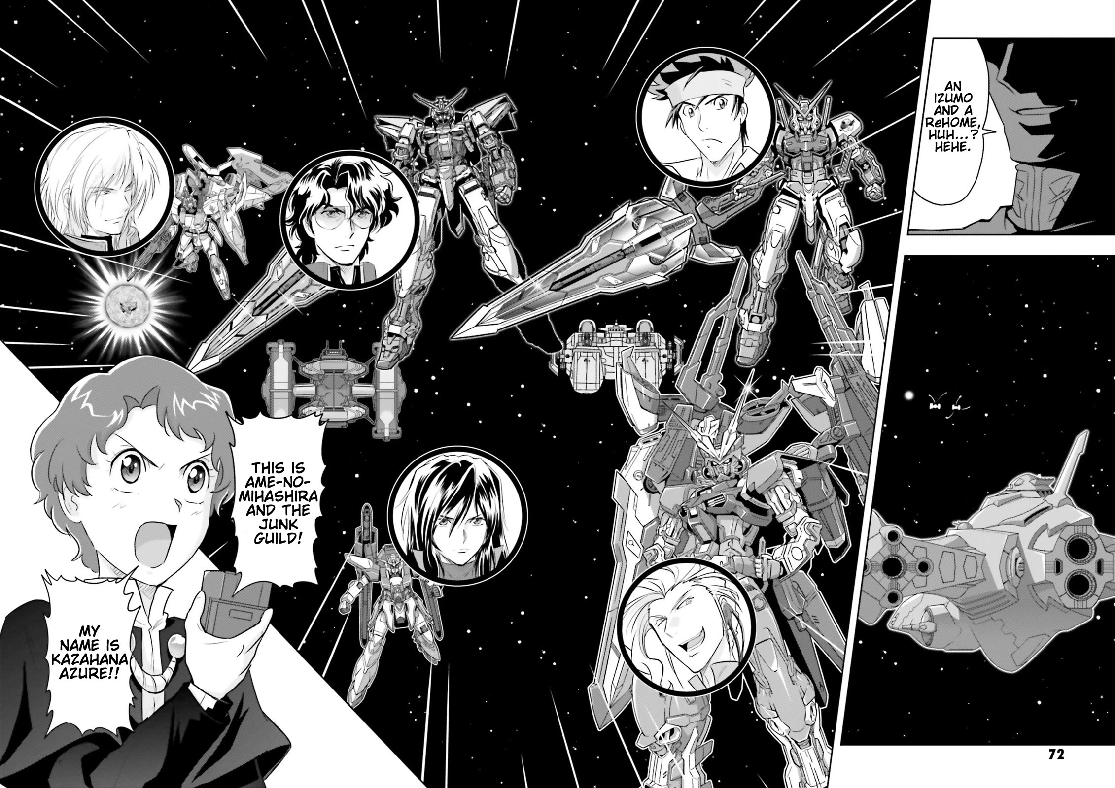Gundam Seed Astray - Tenkuu no Seijo Chapter 20 page 6 - Chapter 20: Encounter 20: Ame-no-Mihashira vs. ZAFT