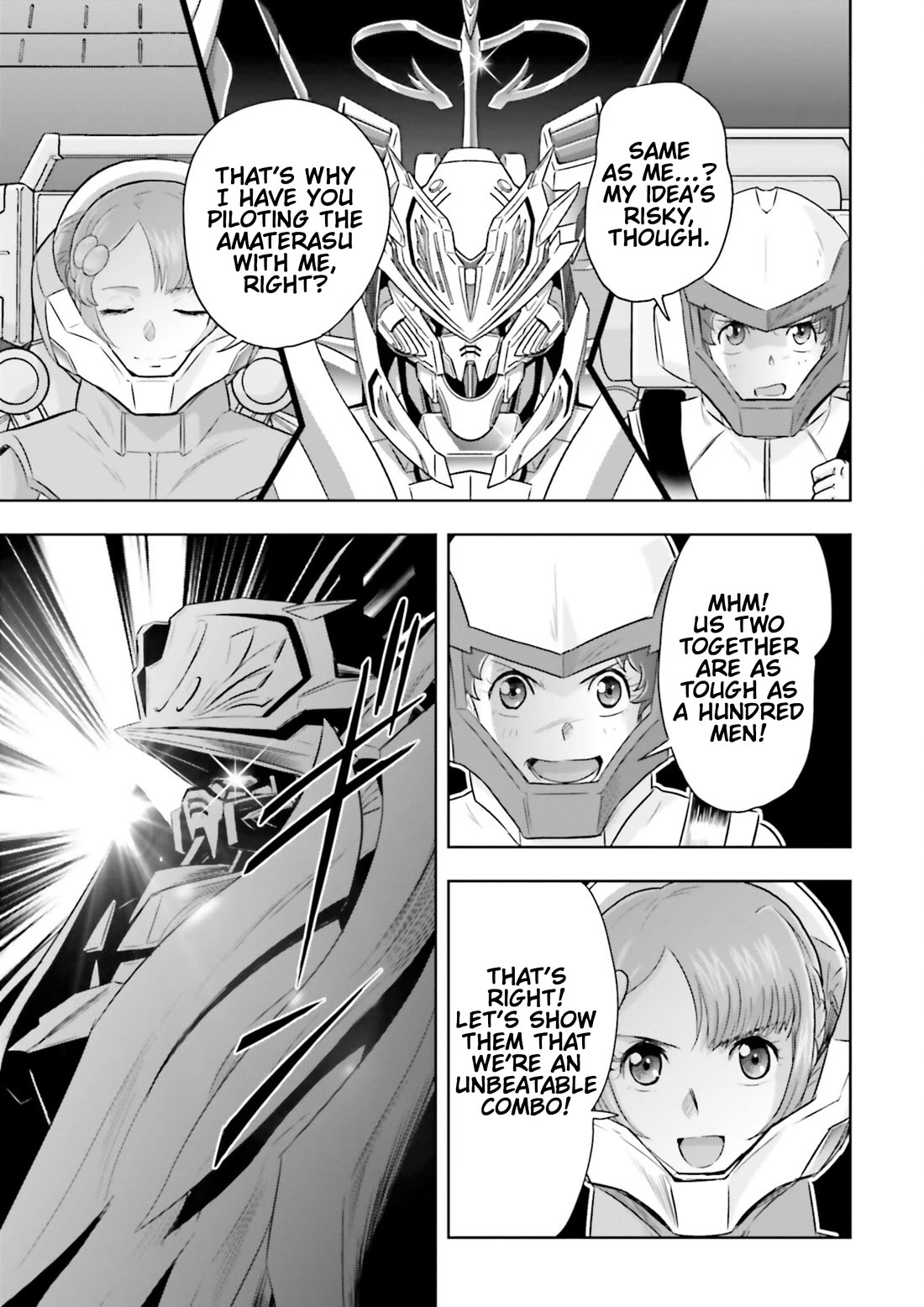 Gundam Seed Astray - Tenkuu no Seijo Chapter 21 page 17 - Chapter 21: Encounter 21: Kazahana's Decision
