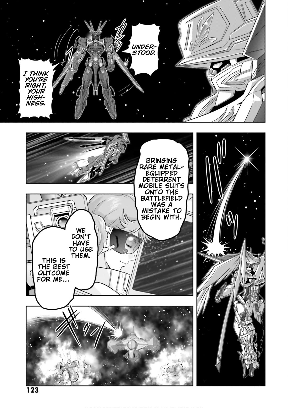 Gundam Seed Astray - Tenkuu no Seijo Chapter 21 page 21 - Chapter 21: Encounter 21: Kazahana's Decision