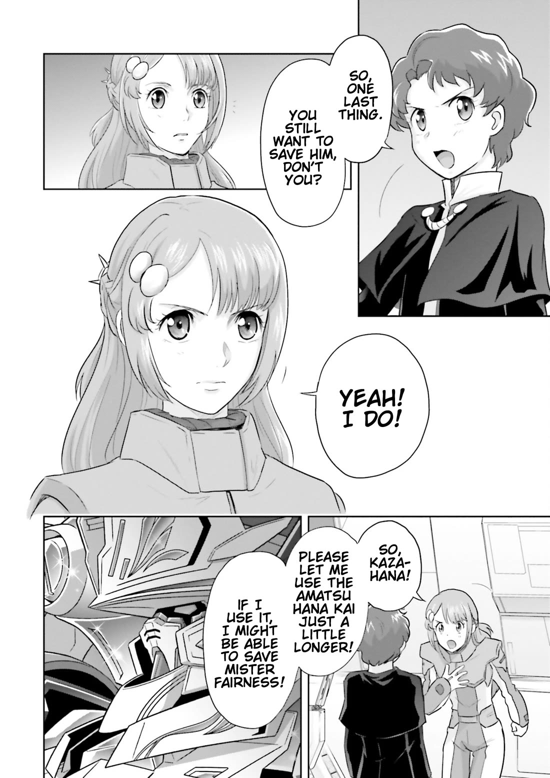 Gundam Seed Astray - Tenkuu no Seijo Chapter 21 page 5 - Chapter 21: Encounter 21: Kazahana's Decision