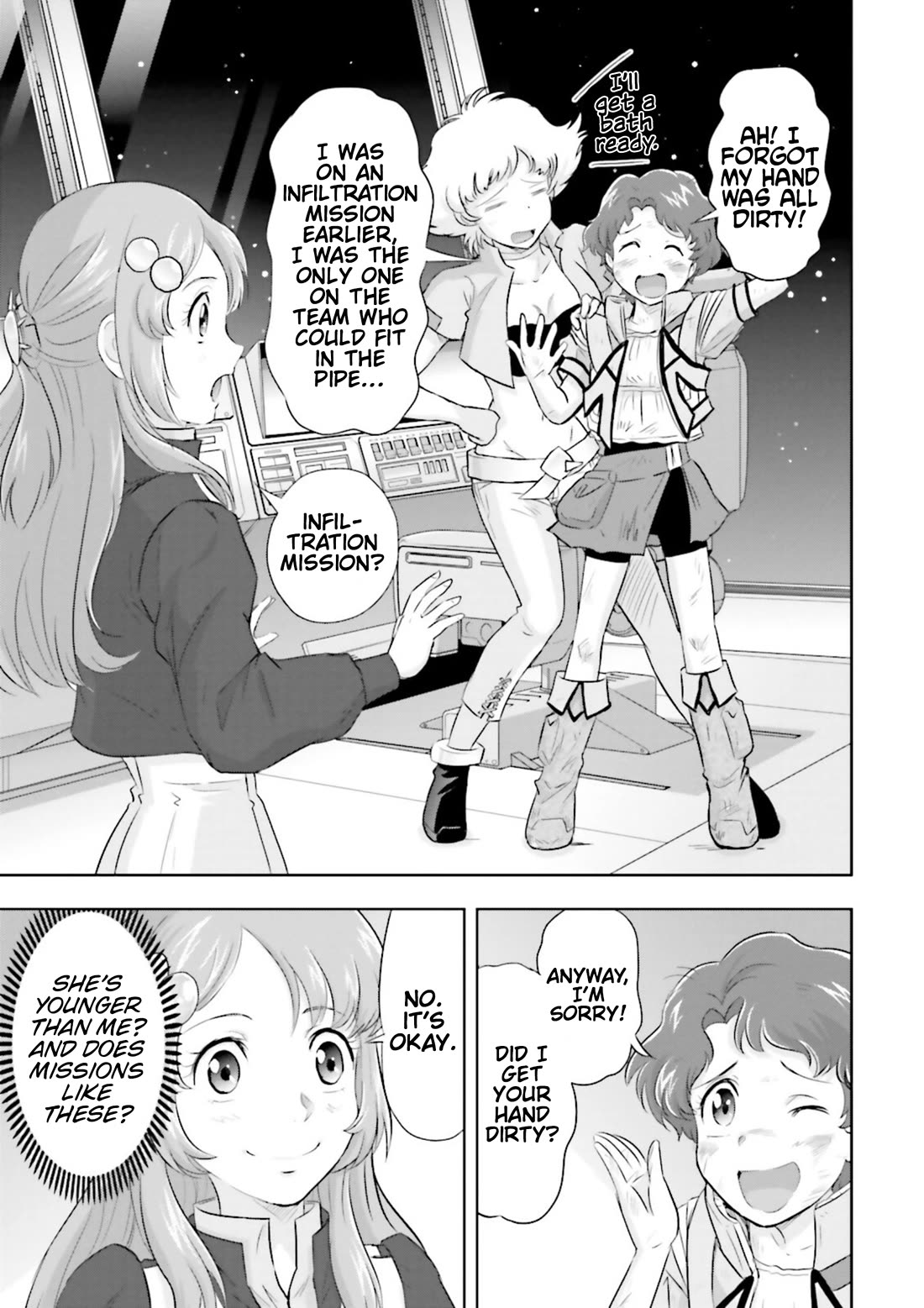 Gundam Seed Astray - Tenkuu no Seijo Chapter 3 page 11 - Chapter 3: Encounter 3: Junk Dealer Spirit