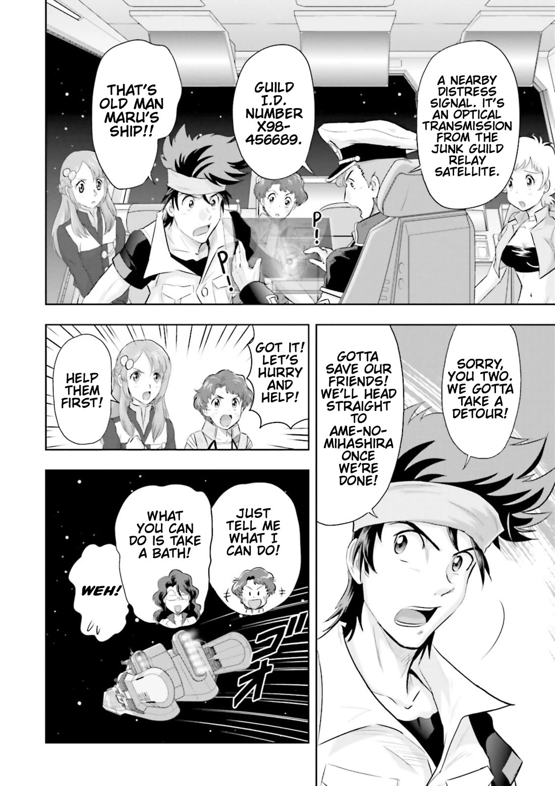 Gundam Seed Astray - Tenkuu no Seijo Chapter 3 page 14 - Chapter 3: Encounter 3: Junk Dealer Spirit