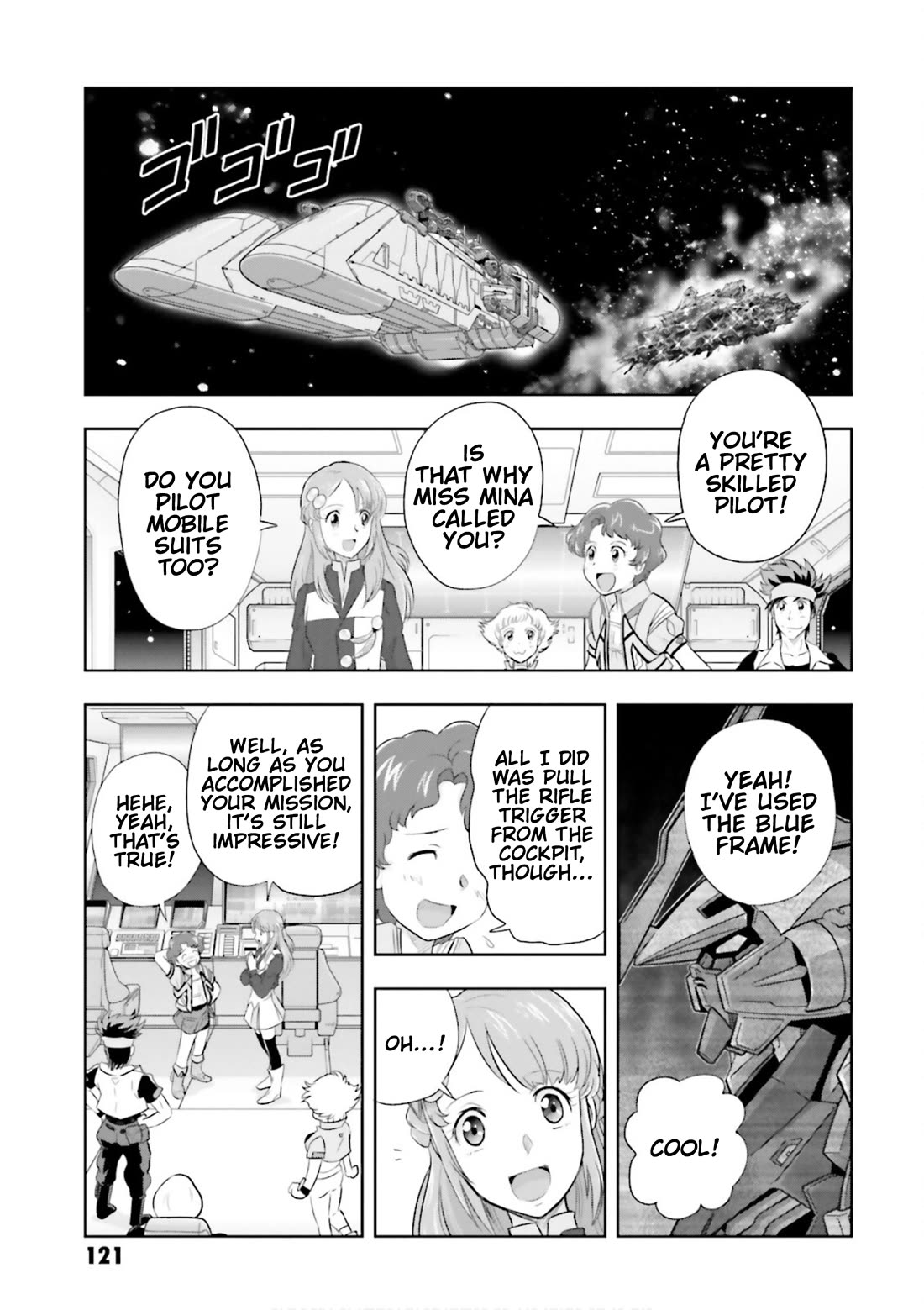 Gundam Seed Astray - Tenkuu no Seijo Chapter 3 page 27 - Chapter 3: Encounter 3: Junk Dealer Spirit