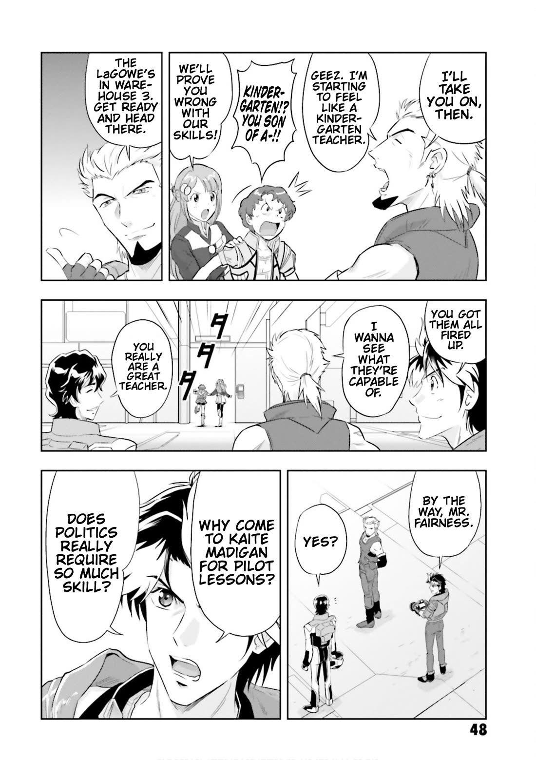 Gundam Seed Astray - Tenkuu no Seijo Chapter 7 page 12 - Chapter 7: Encounter 7: Pro Mobile Suit Pilot