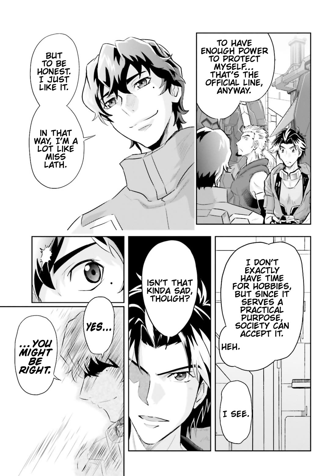 Gundam Seed Astray - Tenkuu no Seijo Chapter 7 page 13 - Chapter 7: Encounter 7: Pro Mobile Suit Pilot