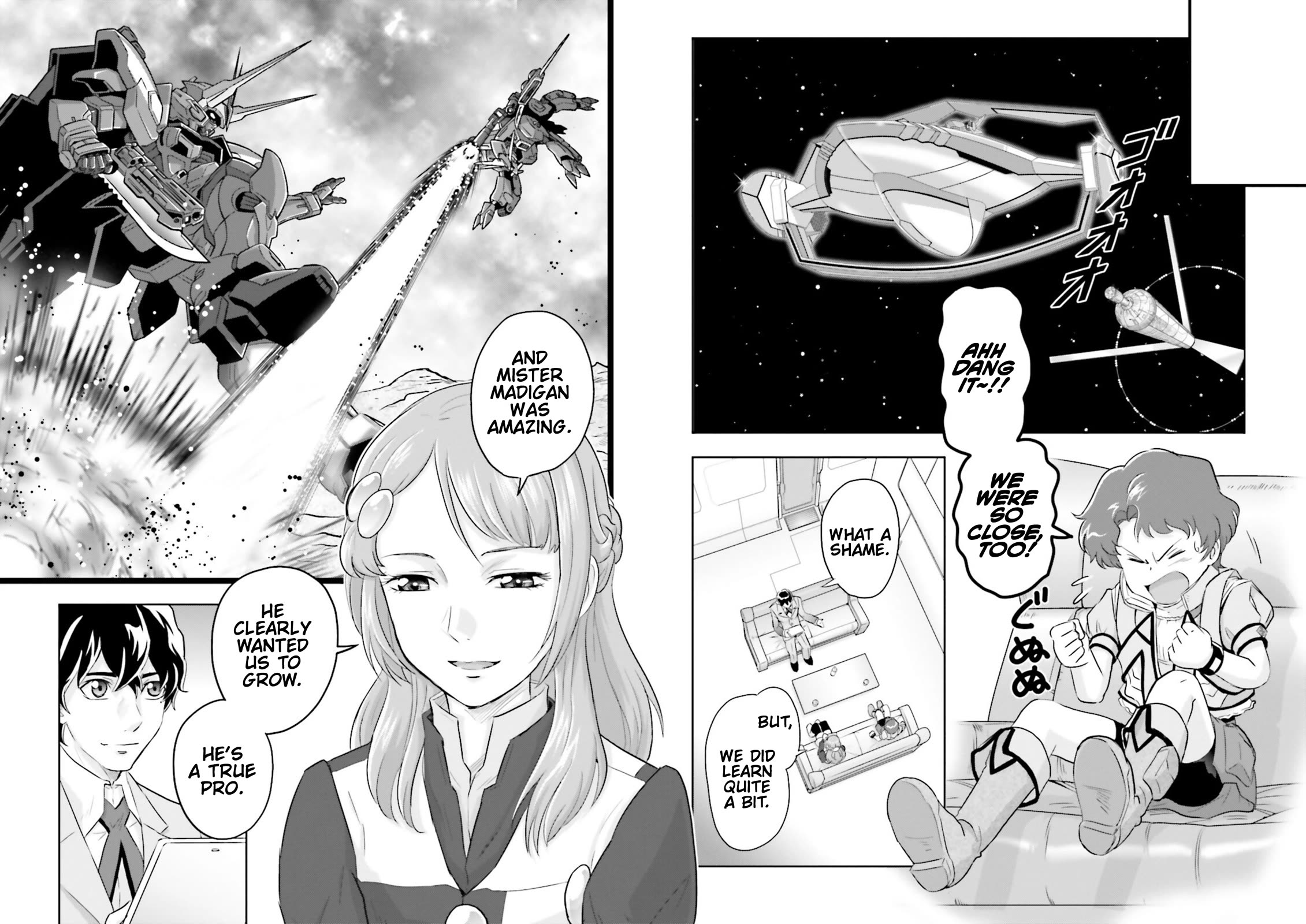 Gundam Seed Astray - Tenkuu no Seijo Chapter 7 page 14 - Chapter 7: Encounter 7: Pro Mobile Suit Pilot