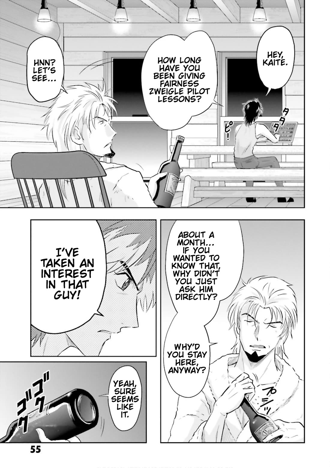 Gundam Seed Astray - Tenkuu no Seijo Chapter 7 page 18 - Chapter 7: Encounter 7: Pro Mobile Suit Pilot