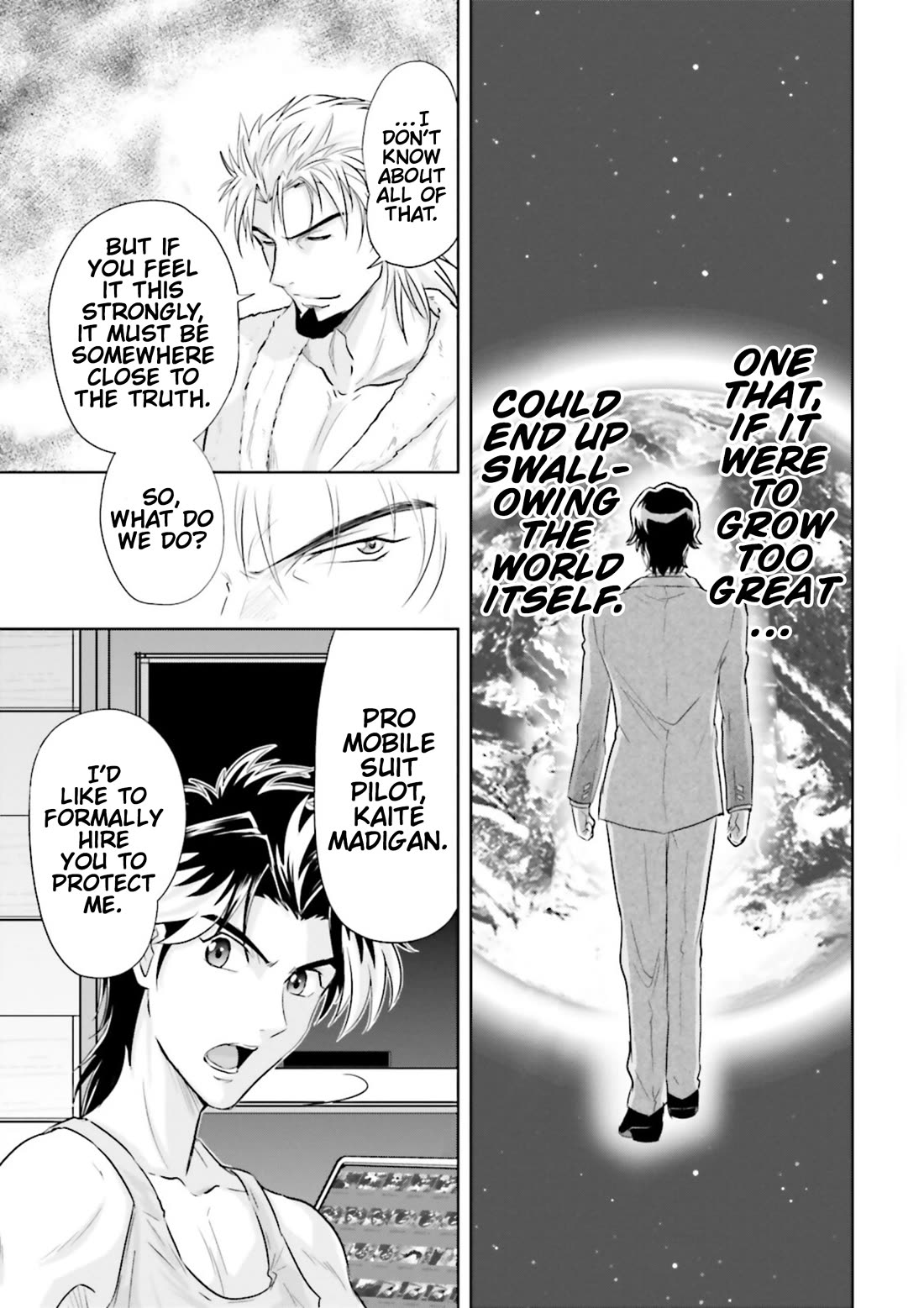 Gundam Seed Astray - Tenkuu no Seijo Chapter 7 page 20 - Chapter 7: Encounter 7: Pro Mobile Suit Pilot