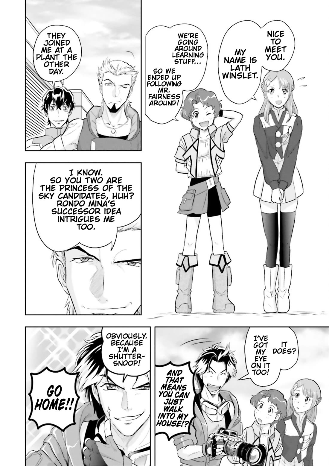 Gundam Seed Astray - Tenkuu no Seijo Chapter 7 page 7 - Chapter 7: Encounter 7: Pro Mobile Suit Pilot
