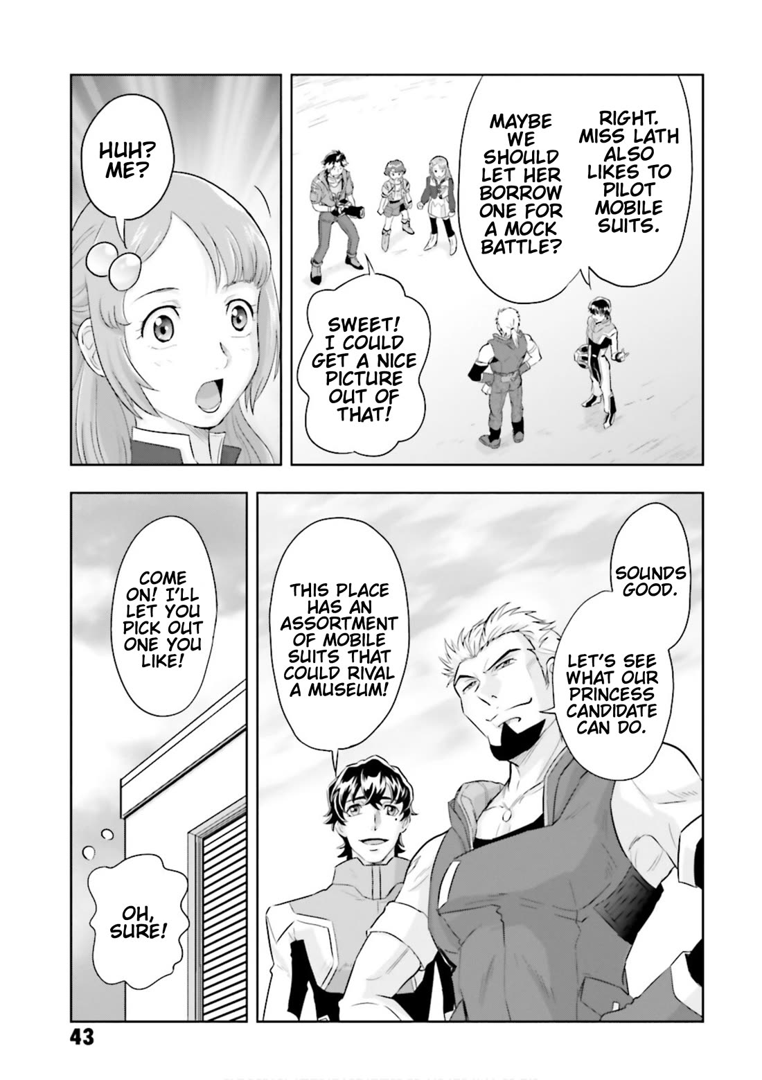 Gundam Seed Astray - Tenkuu no Seijo Chapter 7 page 8 - Chapter 7: Encounter 7: Pro Mobile Suit Pilot