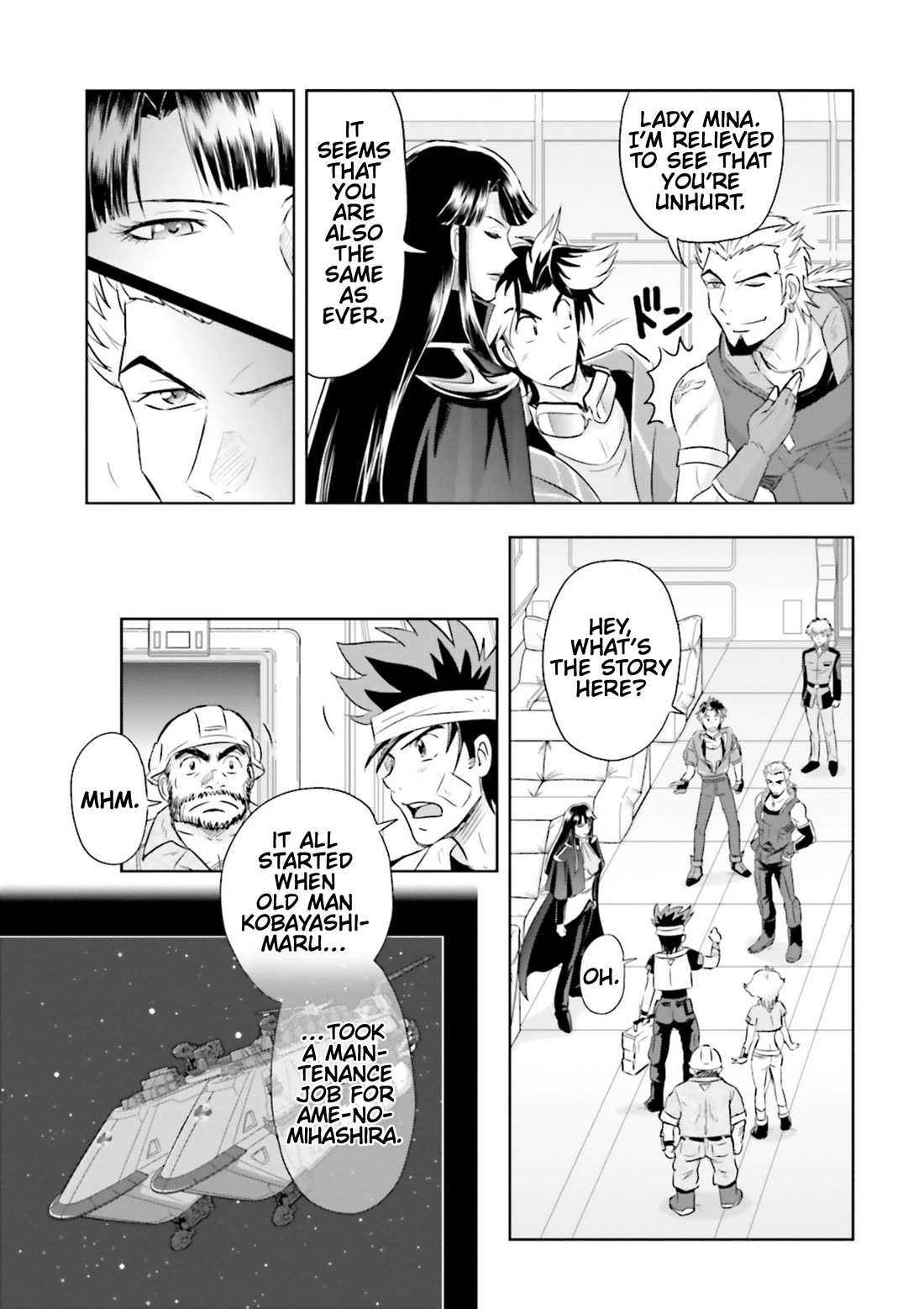 Gundam Seed Astray - Tenkuu no Seijo Chapter 8 page 10 - Chapter 8: Encounter 8: The Fall of Ame-no-MIhashira