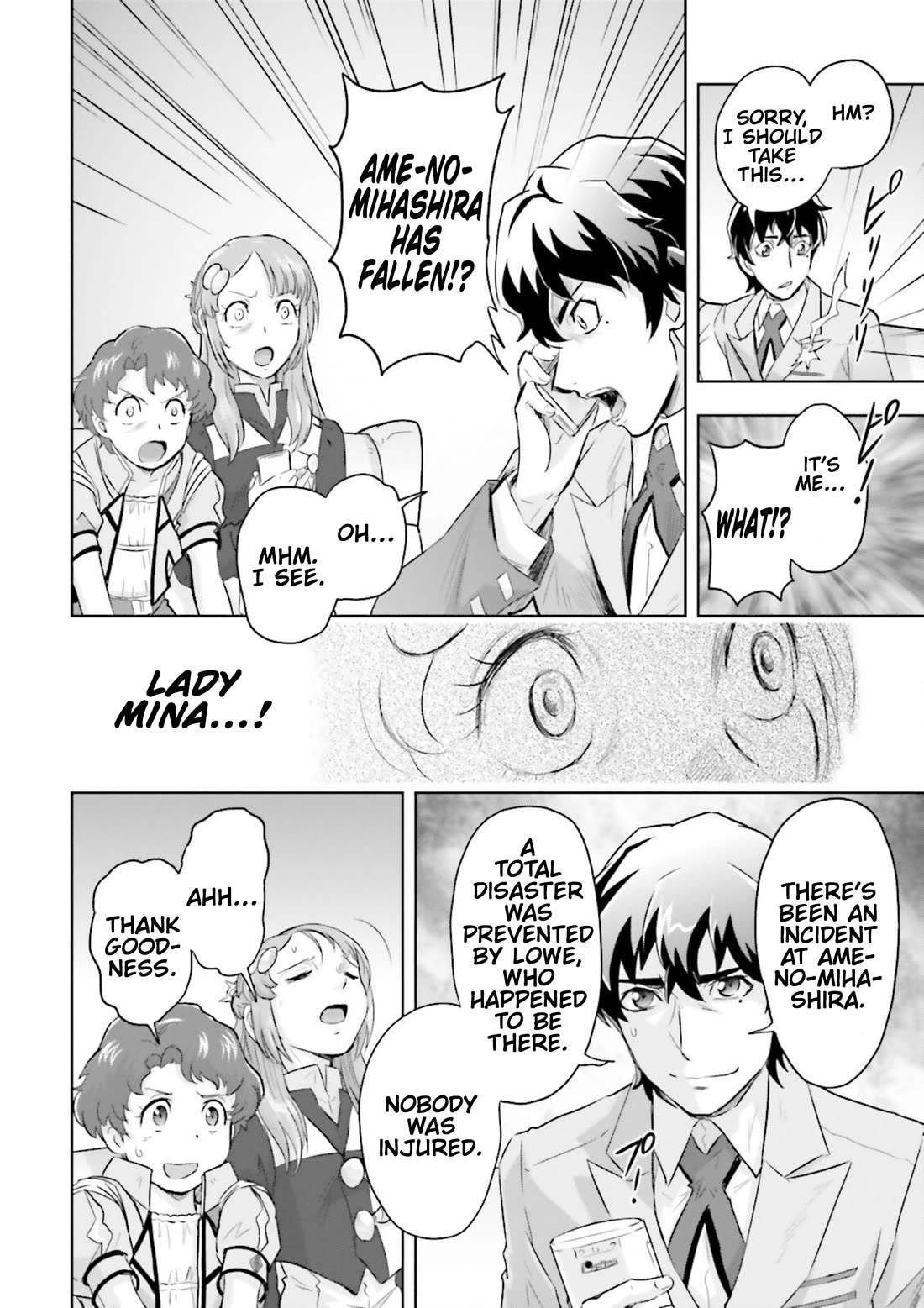 Gundam Seed Astray - Tenkuu no Seijo Chapter 8 page 25 - Chapter 8: Encounter 8: The Fall of Ame-no-MIhashira
