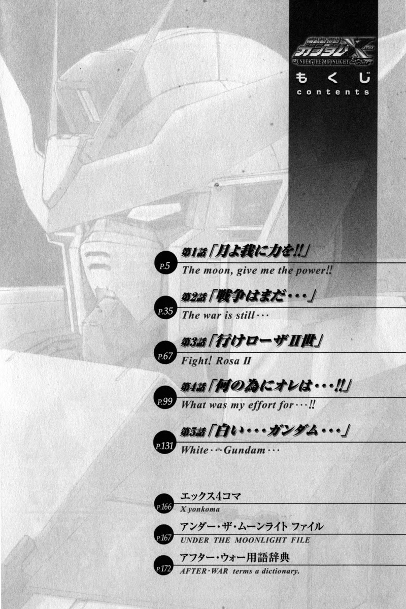 Gundam X: Under The Moonlight Chapter 1 page 6 - Chapter 1: Moon, Give me the Power!!