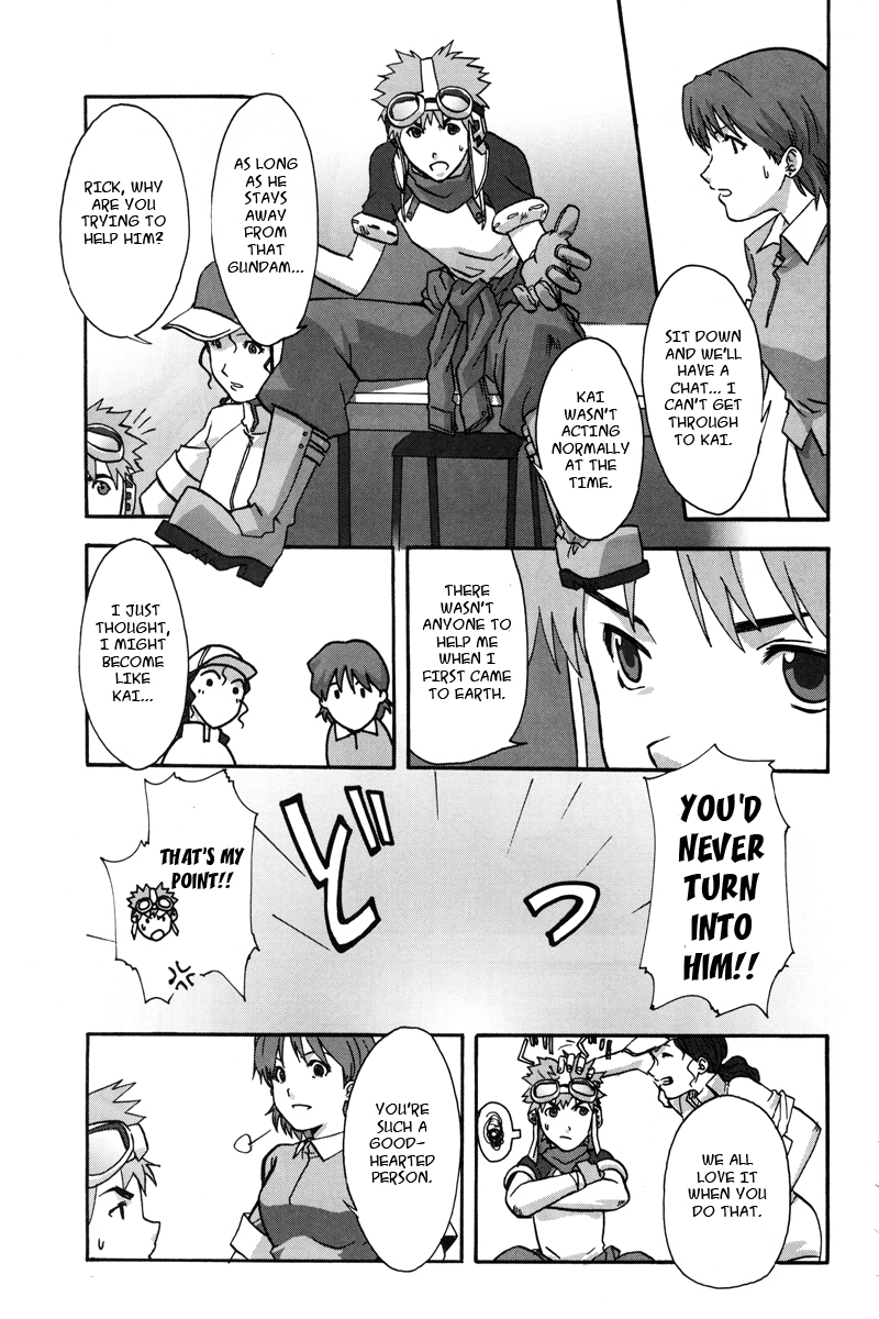 Gundam X: Under The Moonlight Chapter 3.2 page 6 - Chapter 3 v2 : Fight on, Rosa II!!