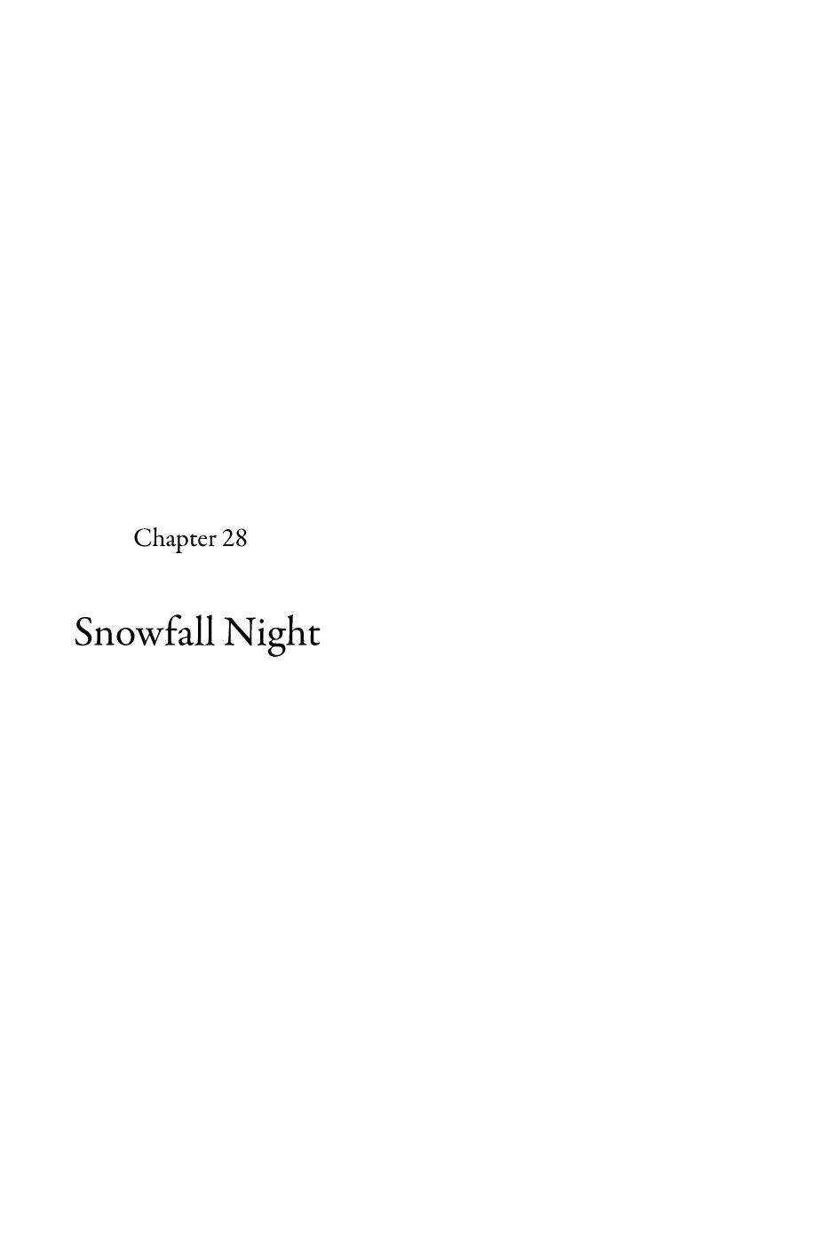 Gunjou Gakusha Chapter 28 page 2 - Chapter 28: Snowfall Night