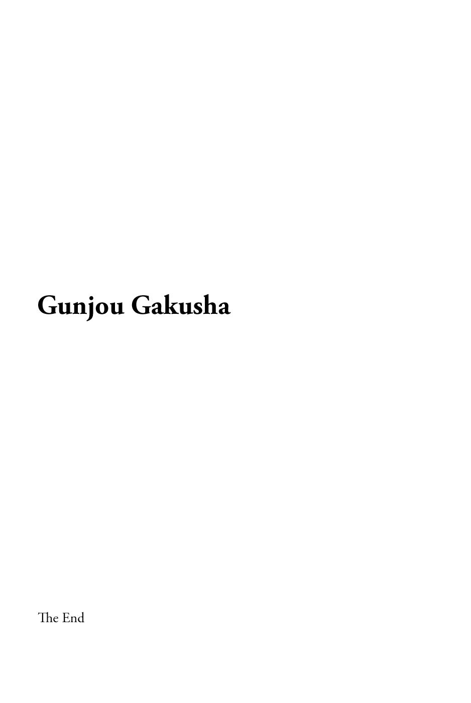 Gunjou Gakusha Chapter 38 page 46 - Chapter 38: Farewell to Ultramarine Schooldays [End]
