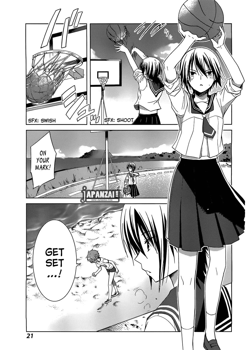Gunjou (KIRIHARA Idumi) Chapter 1.2 page 15 - Chapter 1 v2 : Run-1 - On Your Mark, Get Set... Go!
