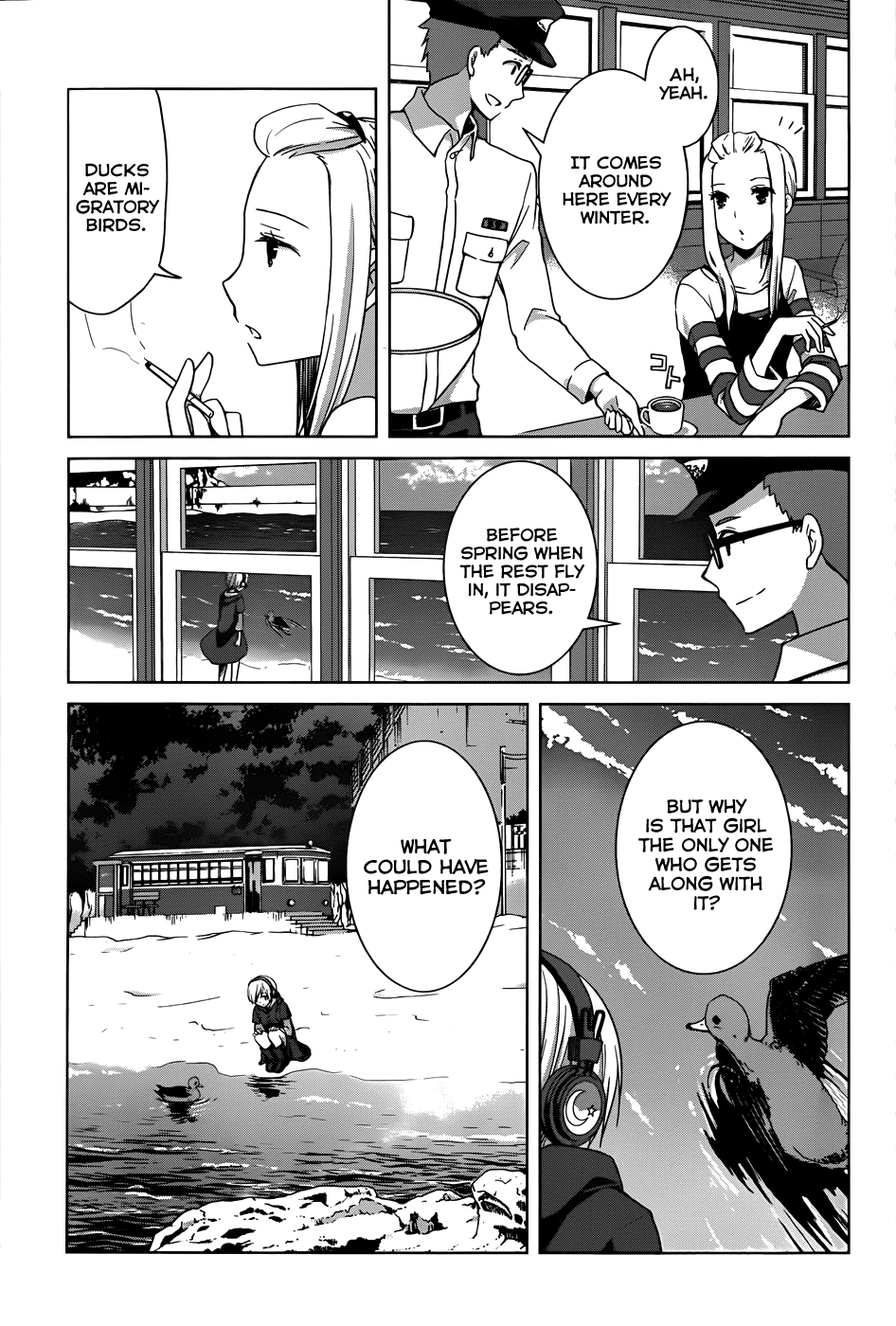 Gunjou (KIRIHARA Idumi) Chapter 14.2 page 33 - Chapter 14 v2 : Run-14 I'm Not Gonna Lose---- No Way I'm Losiiing---!!