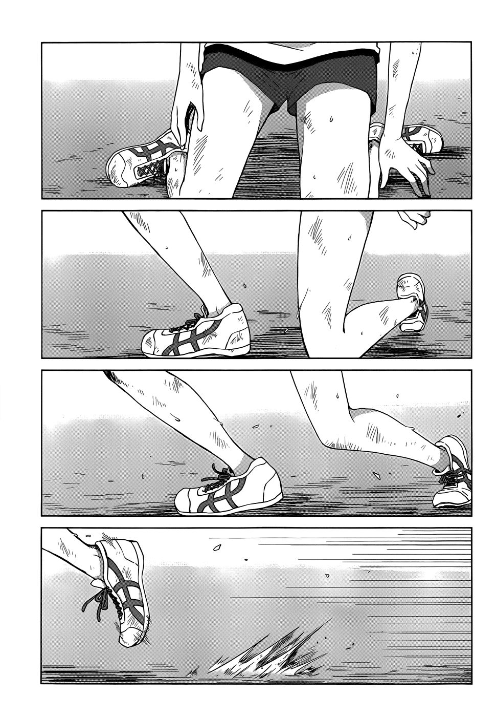 Gunjou (KIRIHARA Idumi) Chapter 14.2 page 6 - Chapter 14 v2 : Run-14 I'm Not Gonna Lose---- No Way I'm Losiiing---!!