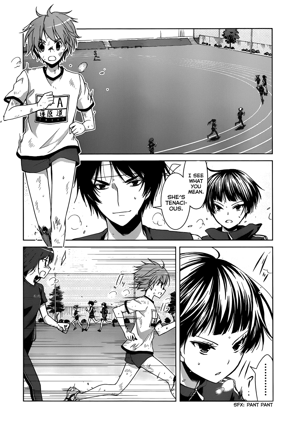 Gunjou (KIRIHARA Idumi) Chapter 14.2 page 9 - Chapter 14 v2 : Run-14 I'm Not Gonna Lose---- No Way I'm Losiiing---!!