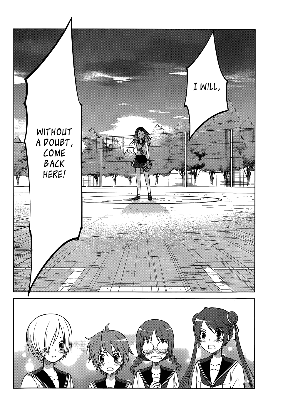 Gunjou (KIRIHARA Idumi) Chapter 23.2 page 28 - Chapter 23 v2 : Run-23 The 5th Person