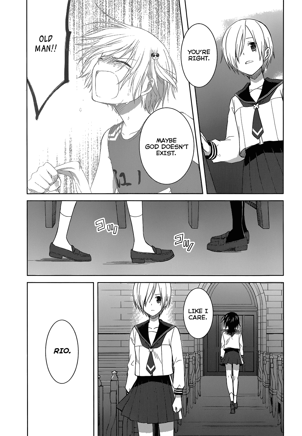 Gunjou (KIRIHARA Idumi) Chapter 26.2 page 13 - Chapter 26 v2 : Run-26 The Otonashi Girls School Ekiden Club's First Contest is To...