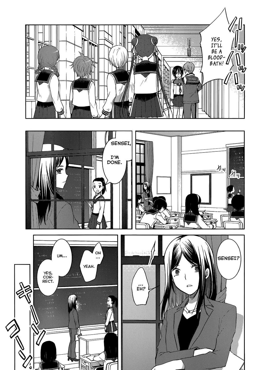 Gunjou (KIRIHARA Idumi) Chapter 26.2 page 29 - Chapter 26 v2 : Run-26 The Otonashi Girls School Ekiden Club's First Contest is To...