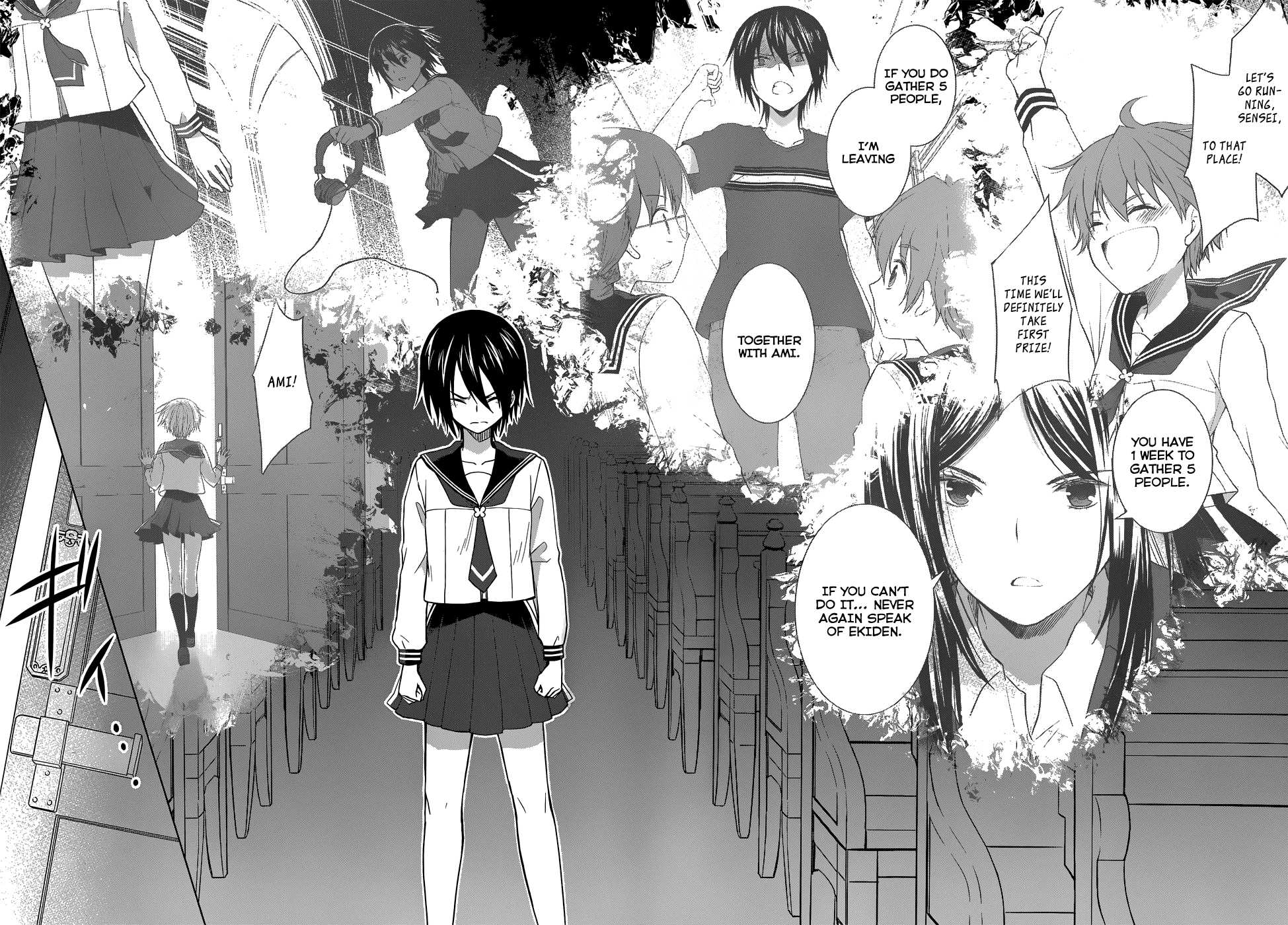 Gunjou (KIRIHARA Idumi) Chapter 26.2 page 9 - Chapter 26 v2 : Run-26 The Otonashi Girls School Ekiden Club's First Contest is To...