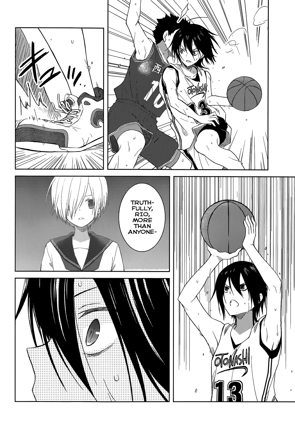 Gunjou (KIRIHARA Idumi) Chapter 27.2 page 5 - Chapter 27 v2 : Run-27 Rio Aida, Ruuun!