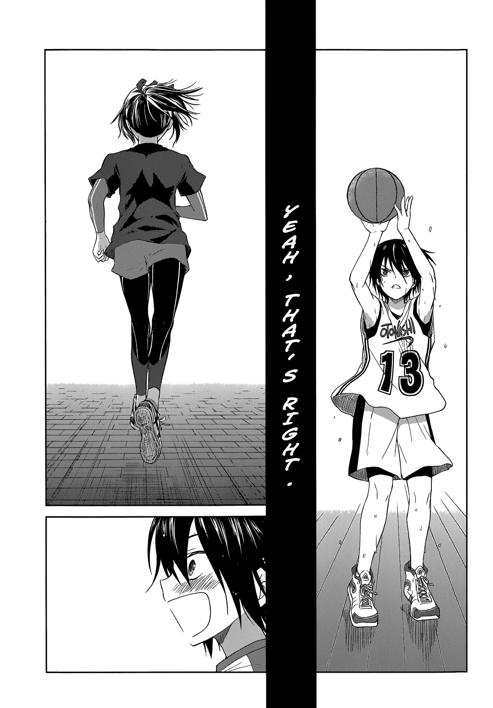 Gunjou (KIRIHARA Idumi) Chapter 27.2 page 6 - Chapter 27 v2 : Run-27 Rio Aida, Ruuun!