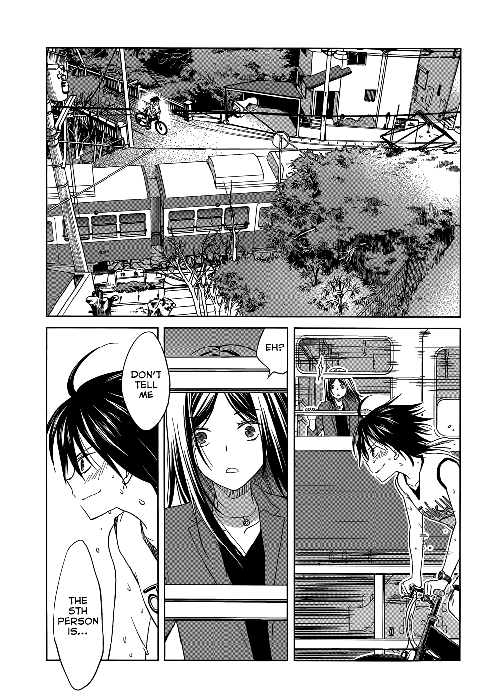 Gunjou (KIRIHARA Idumi) Chapter 28.2 page 34 - Chapter 28 v2 : Run-28 Ugajin-sensei, It's Come Down to a Contest!