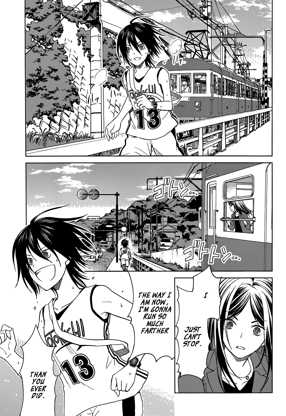 Gunjou (KIRIHARA Idumi) Chapter 30.2 page 10 - Chapter 30 v2 : Run-30 Let's go running, Sensei, to that place! [End]
