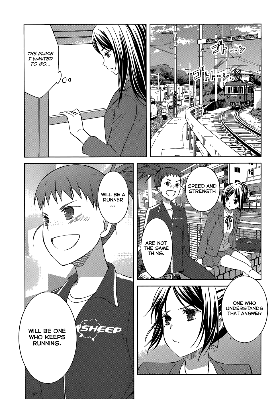 Gunjou (KIRIHARA Idumi) Chapter 30.2 page 12 - Chapter 30 v2 : Run-30 Let's go running, Sensei, to that place! [End]