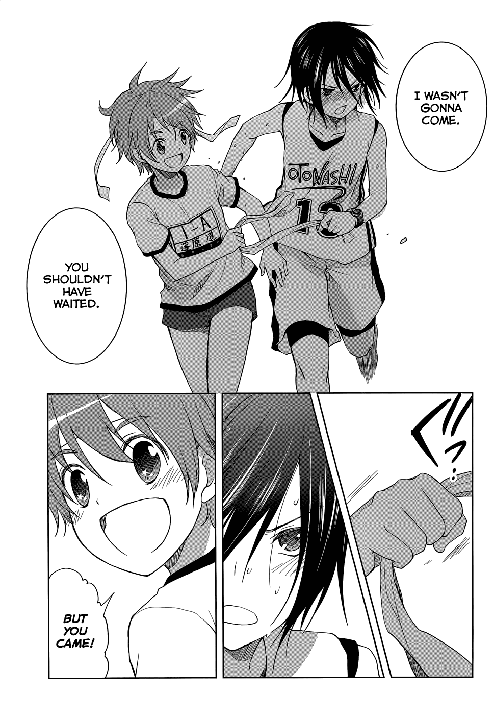 Gunjou (KIRIHARA Idumi) Chapter 30.2 page 16 - Chapter 30 v2 : Run-30 Let's go running, Sensei, to that place! [End]