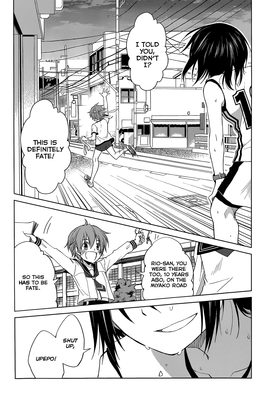 Gunjou (KIRIHARA Idumi) Chapter 30.2 page 17 - Chapter 30 v2 : Run-30 Let's go running, Sensei, to that place! [End]