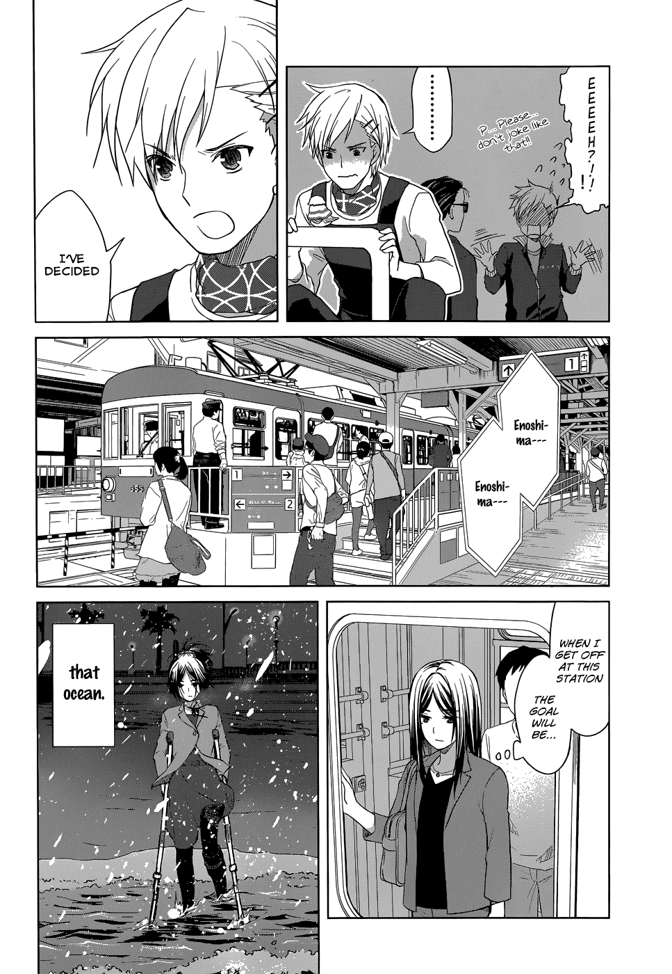 Gunjou (KIRIHARA Idumi) Chapter 30.2 page 22 - Chapter 30 v2 : Run-30 Let's go running, Sensei, to that place! [End]