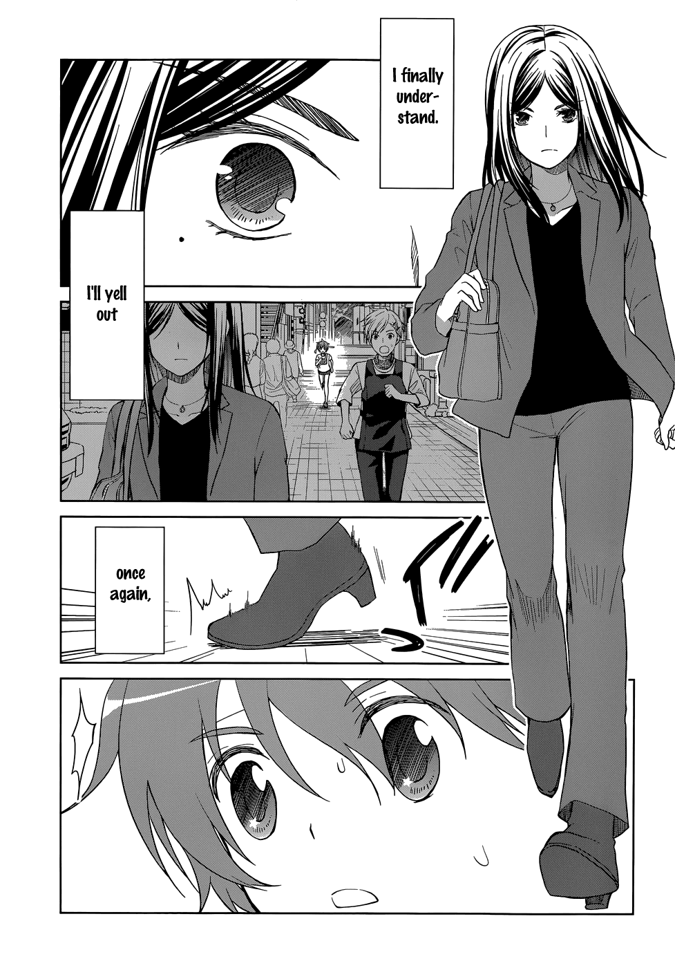Gunjou (KIRIHARA Idumi) Chapter 30.2 page 25 - Chapter 30 v2 : Run-30 Let's go running, Sensei, to that place! [End]