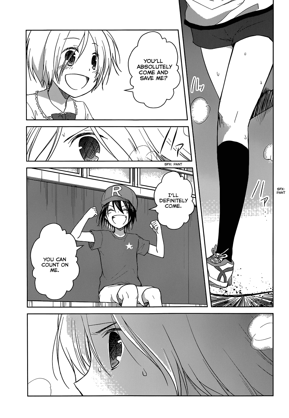 Gunjou (KIRIHARA Idumi) Chapter 30.2 page 4 - Chapter 30 v2 : Run-30 Let's go running, Sensei, to that place! [End]