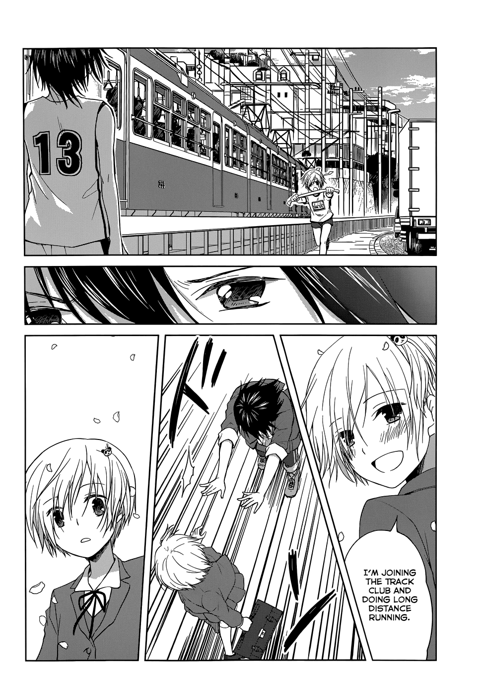 Gunjou (KIRIHARA Idumi) Chapter 30.2 page 7 - Chapter 30 v2 : Run-30 Let's go running, Sensei, to that place! [End]
