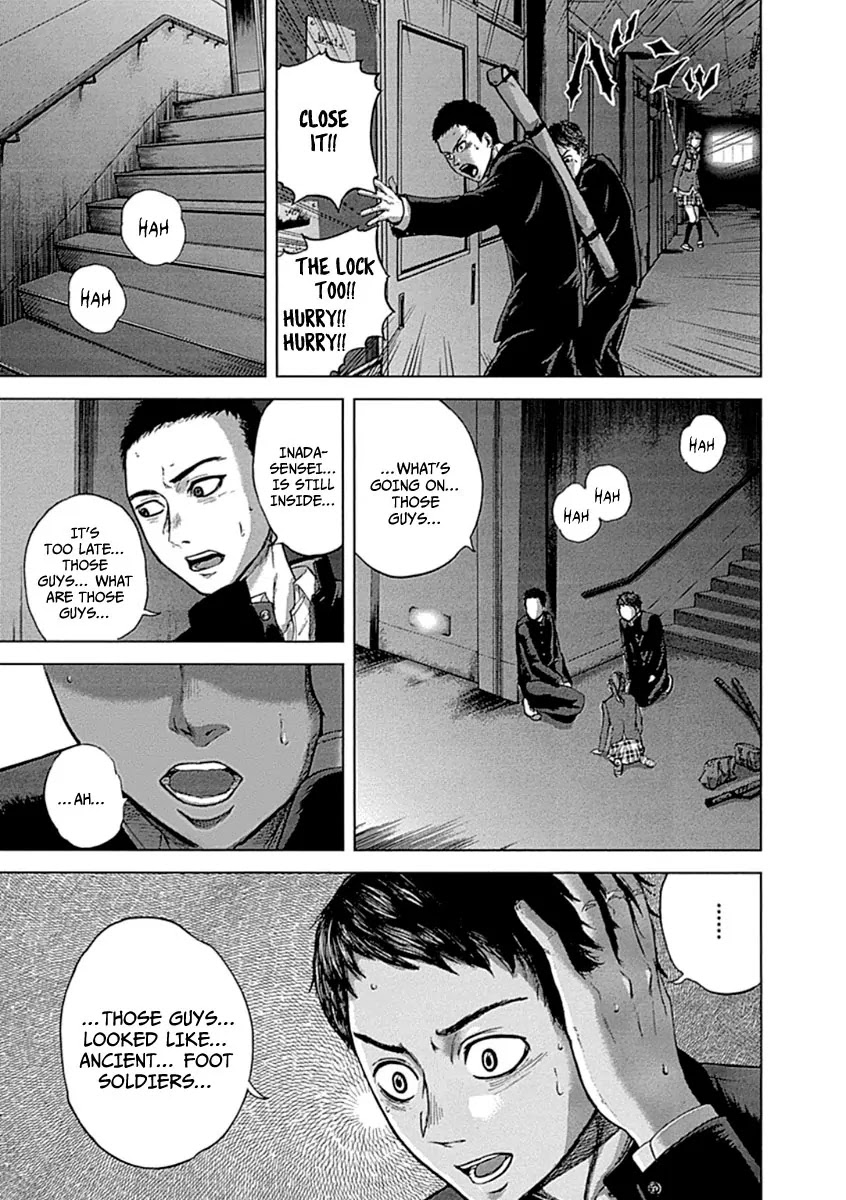 Gunjou Senki Chapter 1.2 page 10 - Chapter 1.2 (b): Omen After School [cont.]