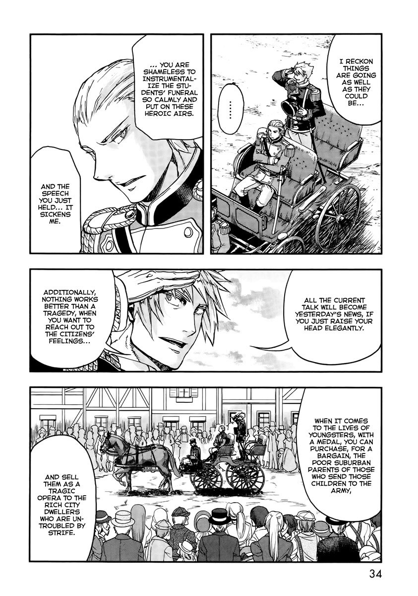Gunka no Baltzar Chapter 11 page 34 - Chapter 11: Public Opinion Warfare