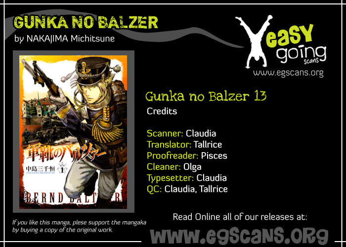Gunka no Baltzar Chapter 13 page 1 - Chapter 13: Building a Bridge
