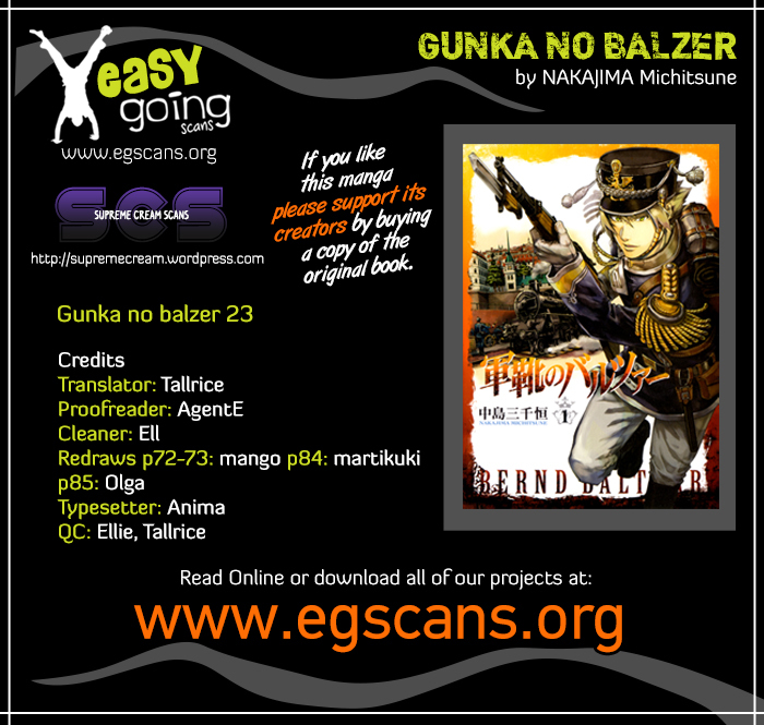 Gunka no Baltzar Chapter 23 page 1 - Chapter 23: So As Not to Share Fate