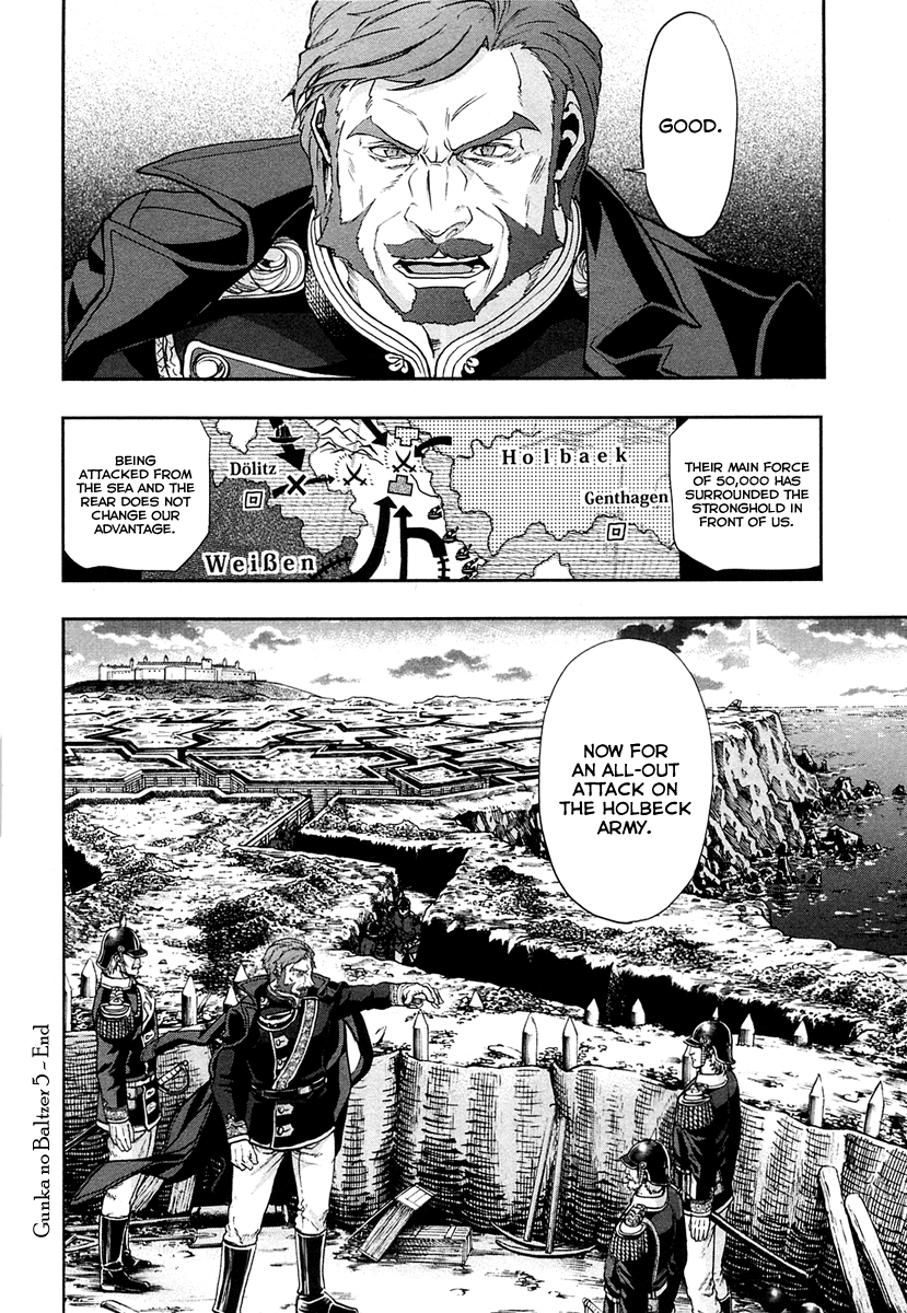 Gunka no Baltzar Chapter 26 page 45 - Chapter 26: The Visage of War
