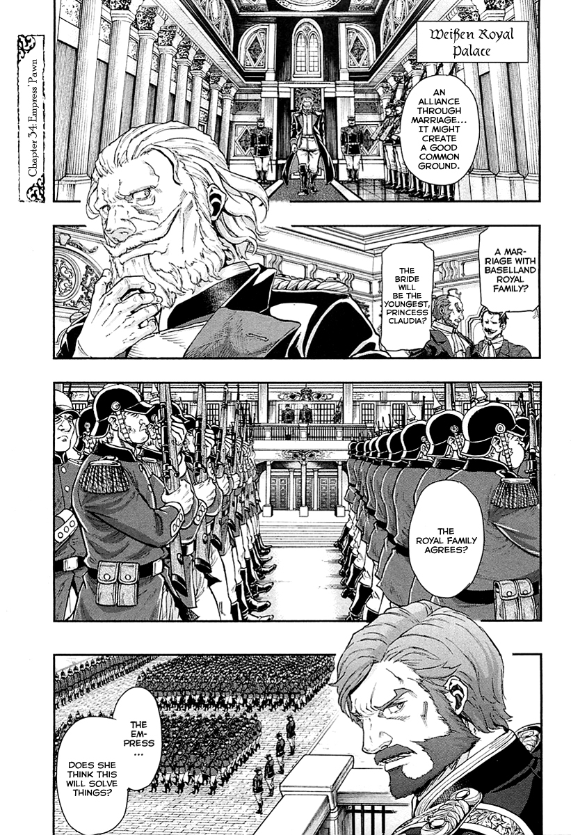 Gunka no Baltzar Chapter 34 page 2 - Chapter 34: Empress' Pawn