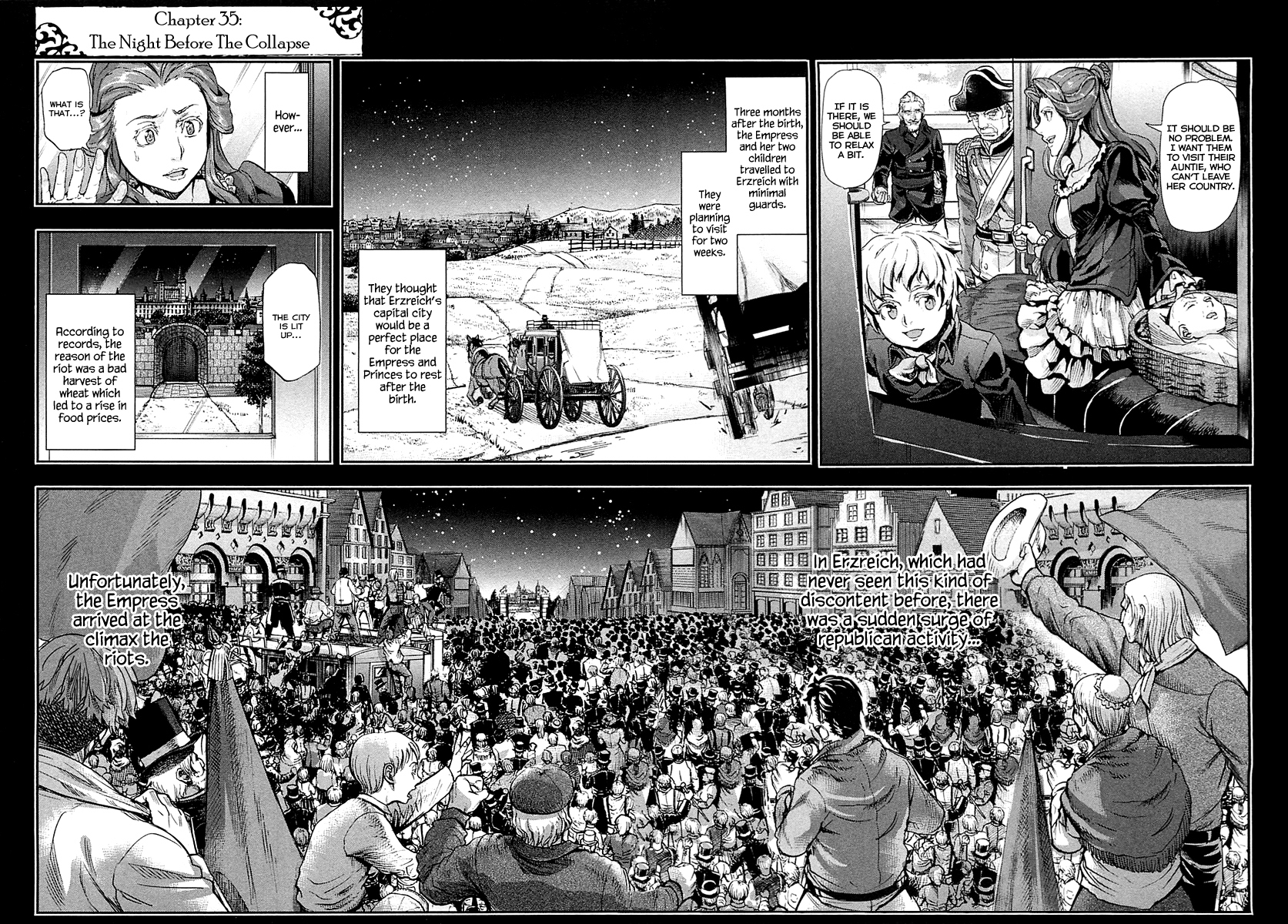 Gunka no Baltzar Chapter 35 page 3 - Chapter 35: The Night Before the Collapse