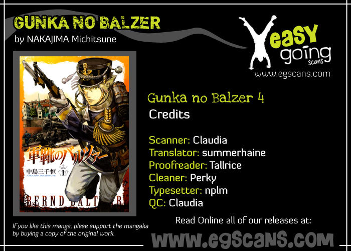 Gunka no Baltzar Chapter 4 page 1 - Chapter 4: Theory Applied