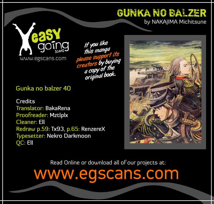 Gunka no Baltzar Chapter 40 page 1 - Chapter 40: Morning of the Decision