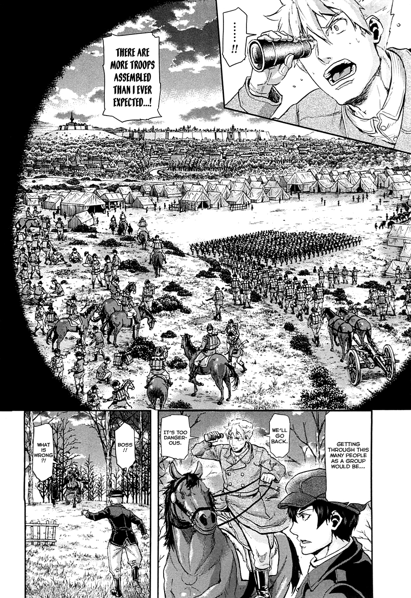 Gunka no Baltzar Chapter 44 page 13 - Chapter 44: Secret Border Violation