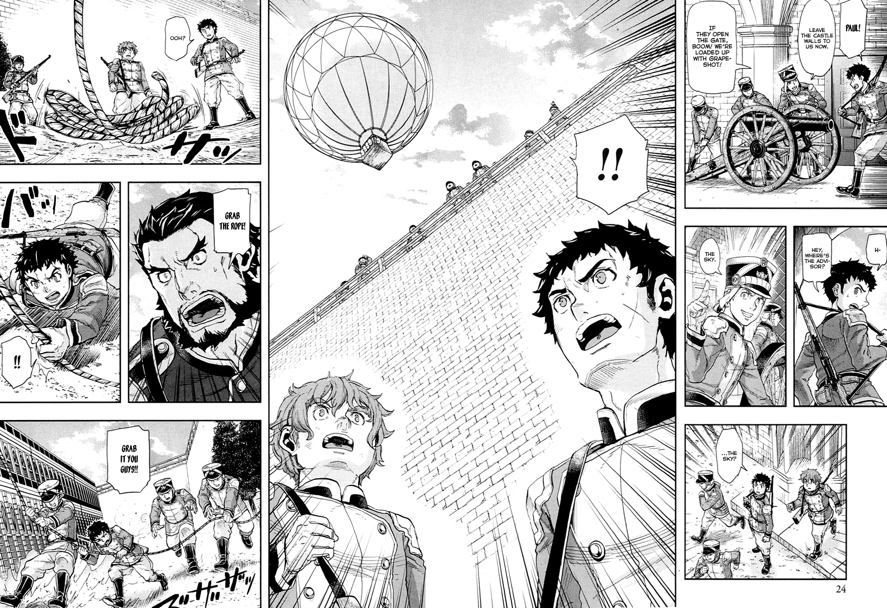 Gunka no Baltzar Chapter 47 page 28 - Chapter 47: Precision Bombardment